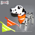 High Visivility Safety Dog Scarf Pet Bandana with Reflecting Neon Color